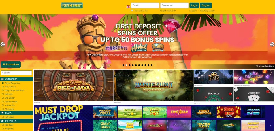 کازینو ای آنلاین Fortune Frenzy Casino