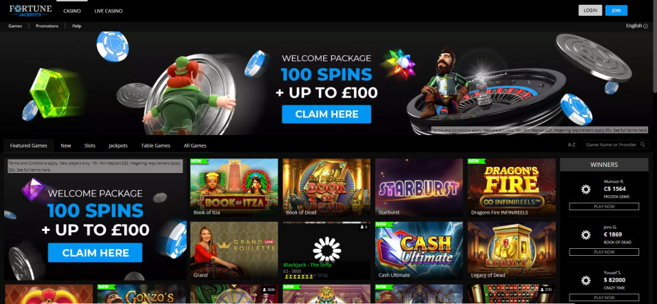 Casino Online Fortune Jackpots Casino