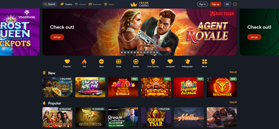 Casino en ligne Frankcazino