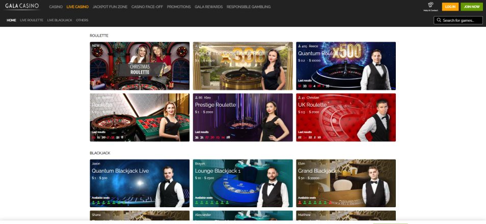 احصل على مكافأة Gala Casino Online