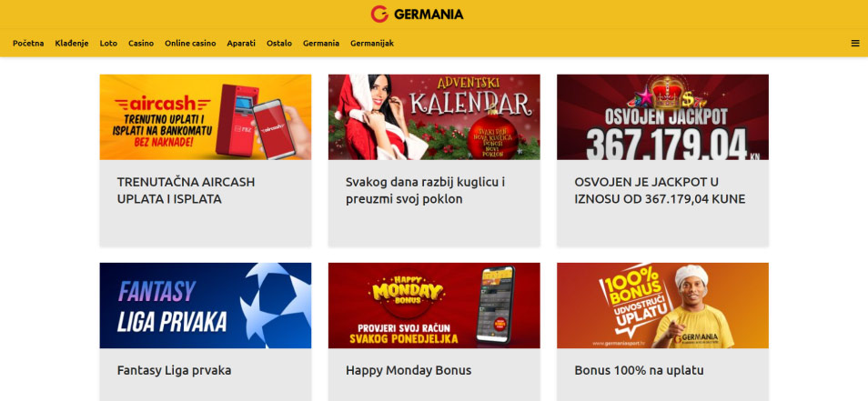 Sign in Germania Online Casino