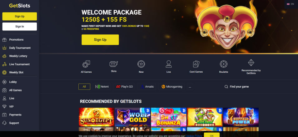 Online Casino GetSlots Casino