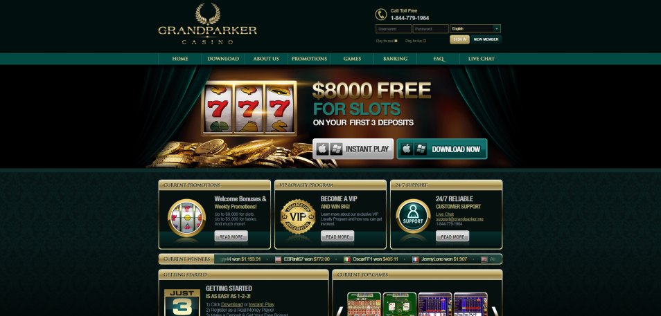 Çevrimiçi Casino Grand Parker Casino