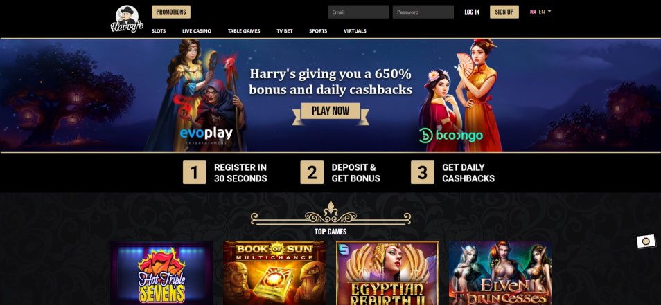 Çevrimiçi Casino Harry's Casino