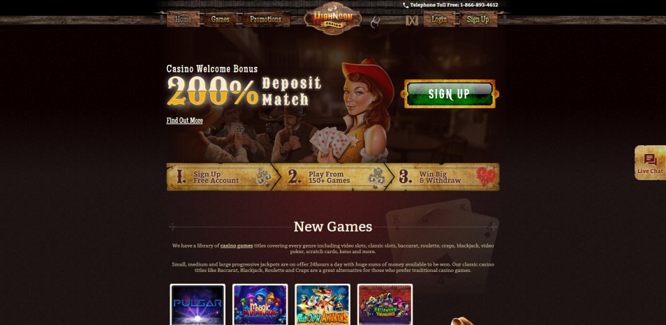 온라인 카지노 High Noon Casino