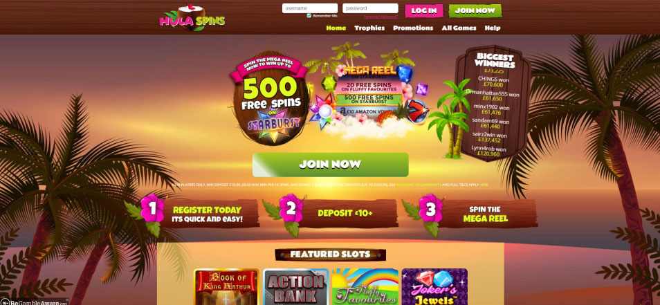 Casino en ligne HulaSpin Casino