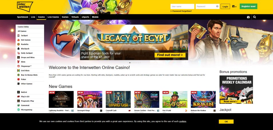 Casino en ligne Interwetten Casino