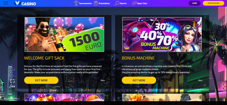 Inscrivez vous sur le casino Ivi