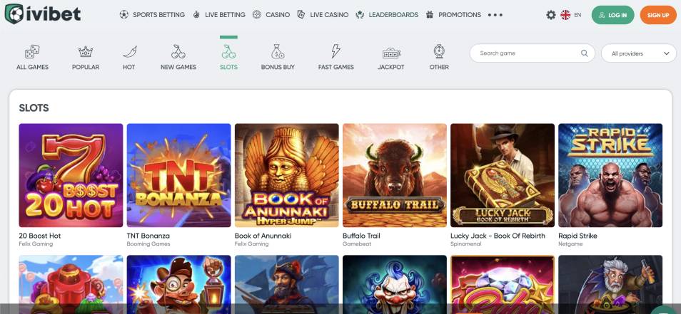 احصل على مكافأة IviBet Casino