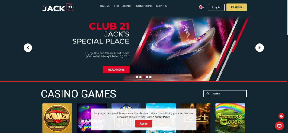 Online Casino Jack 21 Casino