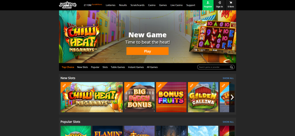 Obtenir un bonus Jackpot.com Casino