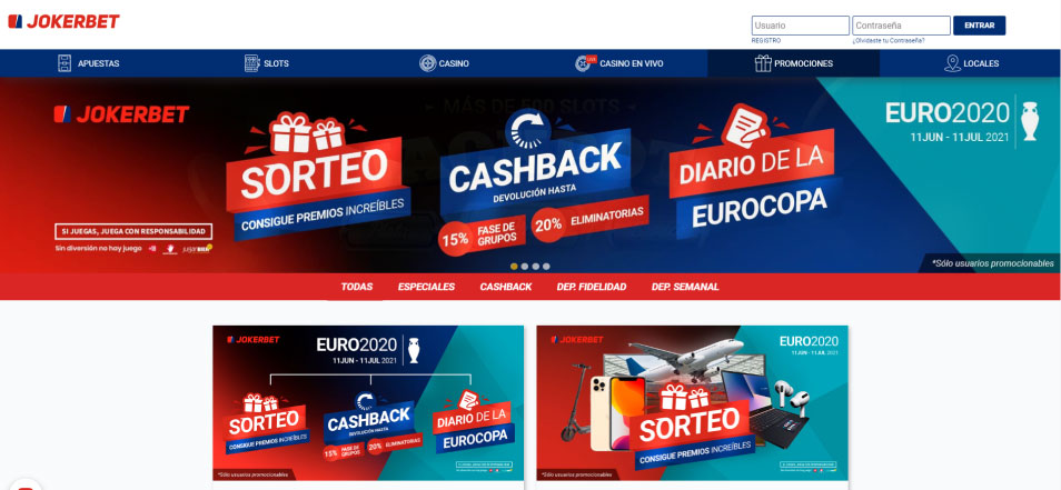 Regístrate en Jokerbet Casino