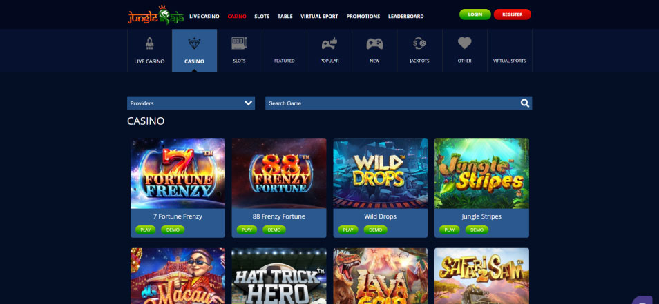 Земи Бонус Jungle Raja Casino