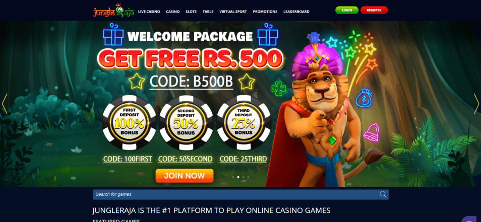 كازينو اون لاين Jungle Raja Online Casino