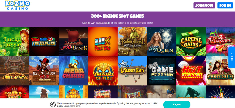 احصل على مكافأة Kozmo Casino