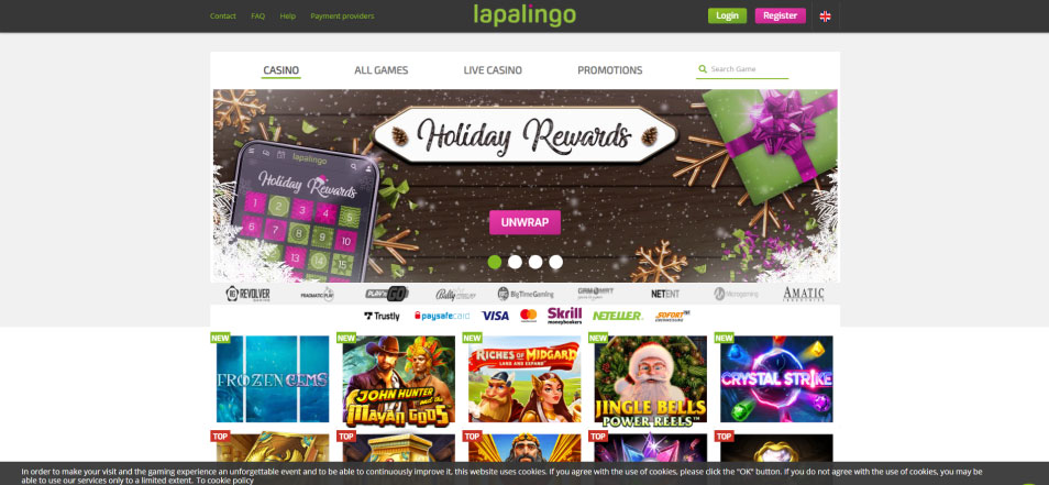 کازینو ای آنلاین Lapalingo Casino