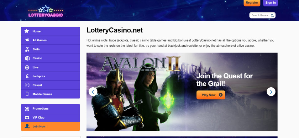 Онлайн Казино Casino Lottery