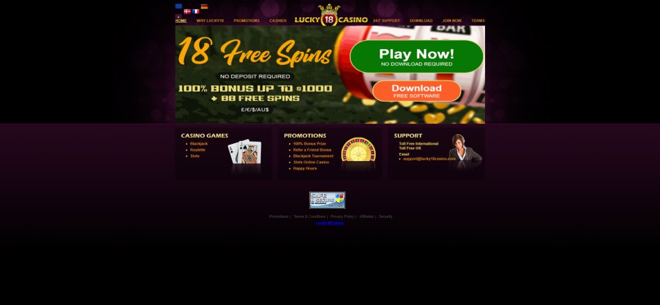 Casino en ligne Lucky 18 Casino