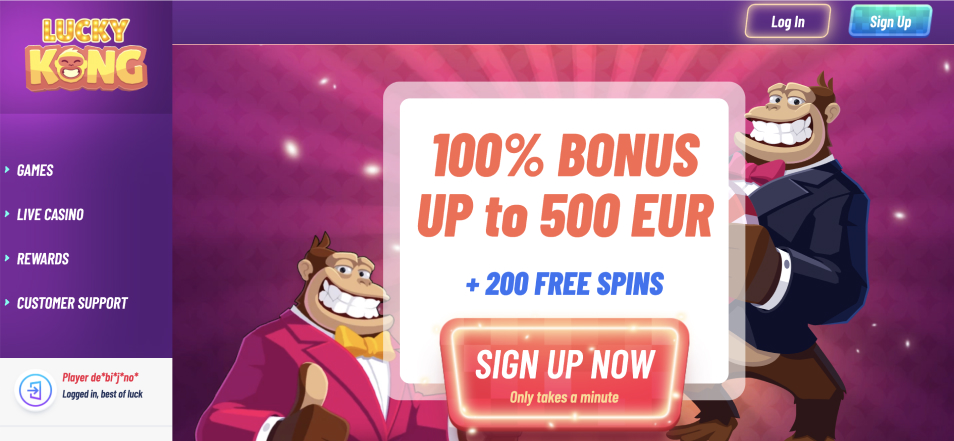 Online Kazino Lucky Kong Casino