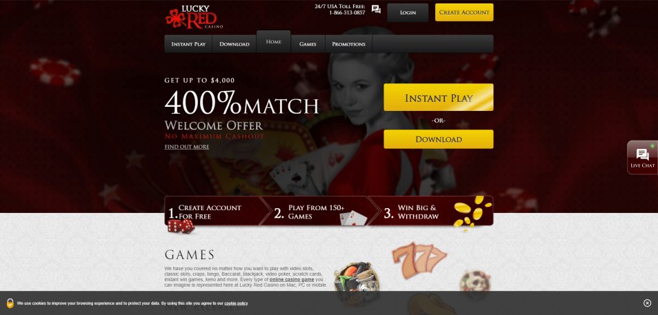 کازینو ای آنلاین Lucky Red Casino