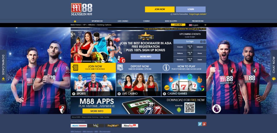 Casino en ligne M88