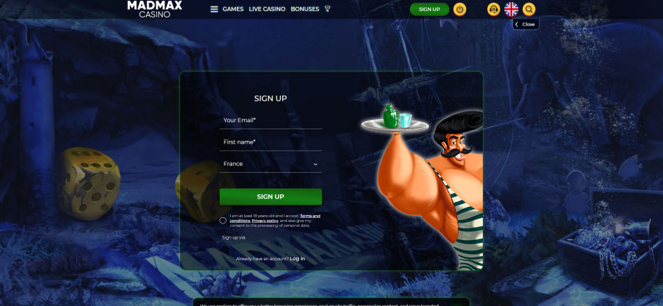 Online Kazino MadMax Casino