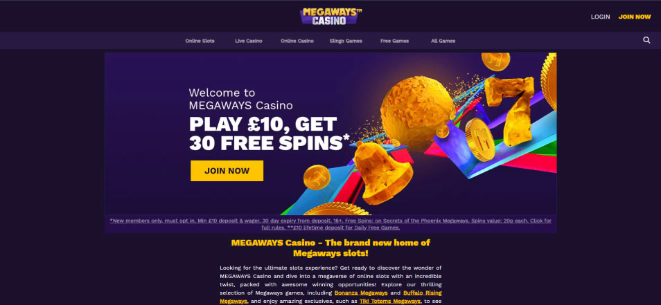 Çevrimiçi Casino Megaways