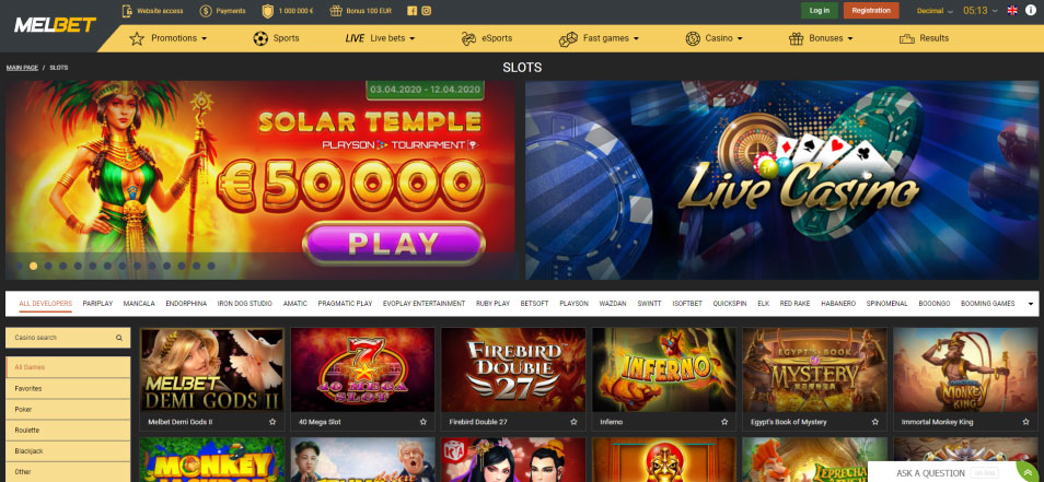 Get bonus Mel Bet Casino