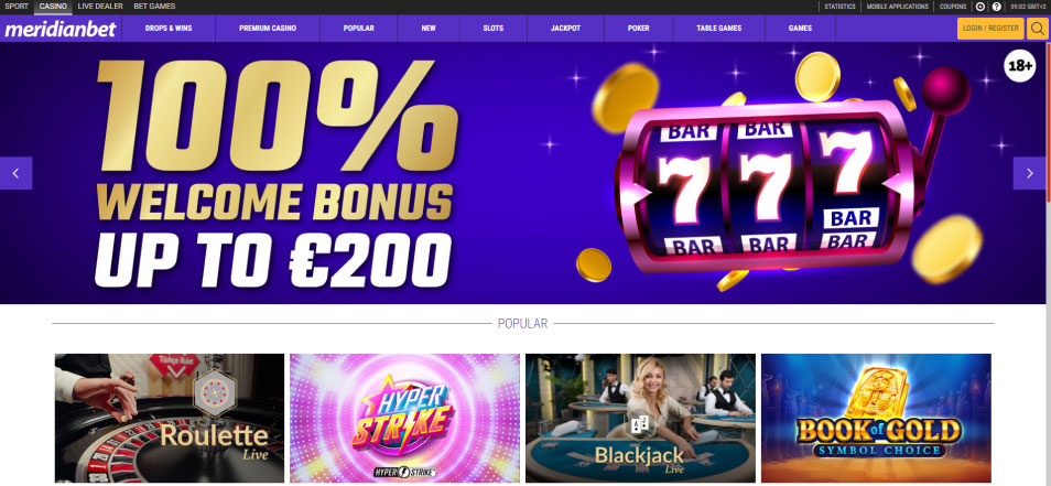 Casino en Línia Meridianbet Online