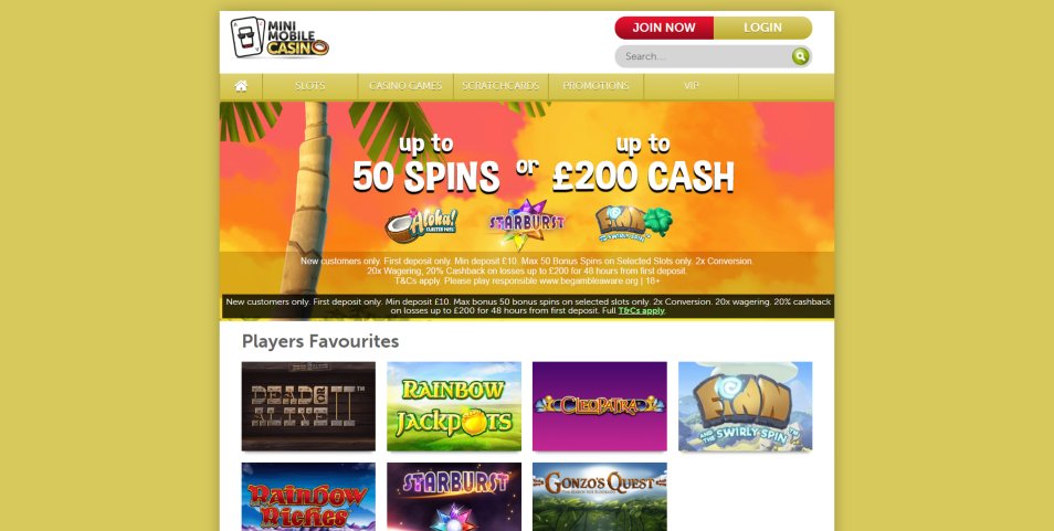 Online Καζίνο Mini Mobile Casino