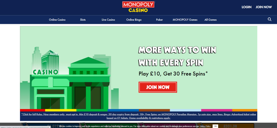 Casino Online MONOPOLY Casino