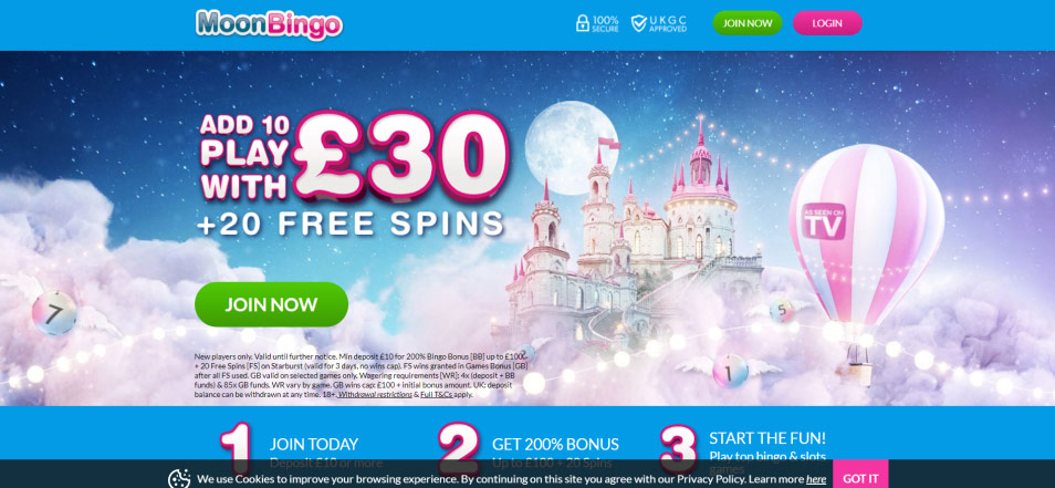 Casino en ligne Moon Bingo Casino