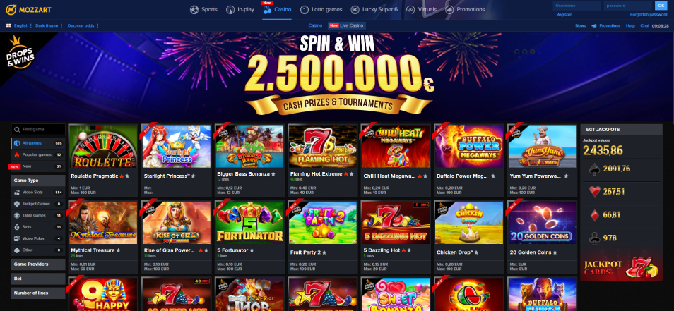 Online Casino Mozart Casino