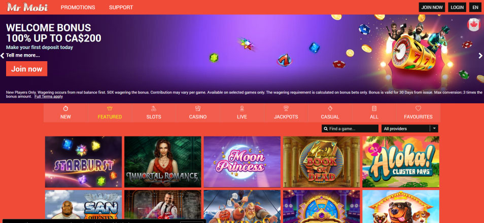 Online Casino Mr Mobi Casino