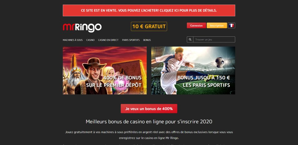 Bonusu al Mr Ringo Casino