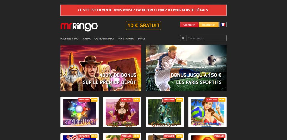 Çevrimiçi Casino Mr Ringo Casino