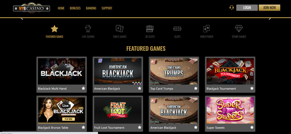 Casino en ligne Mybcasino