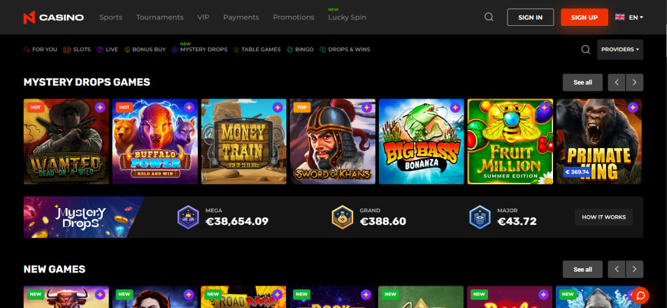 احصل على مكافأة N1 Bet Casino