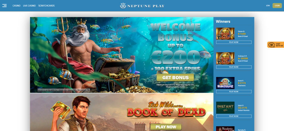 Çevrimiçi Casino Neptuneplay