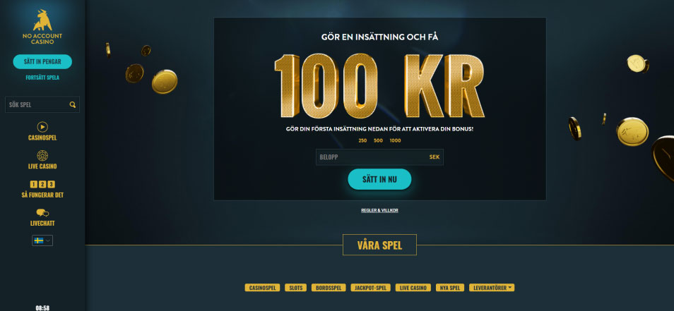 Онлайн Казино Noacountcasino