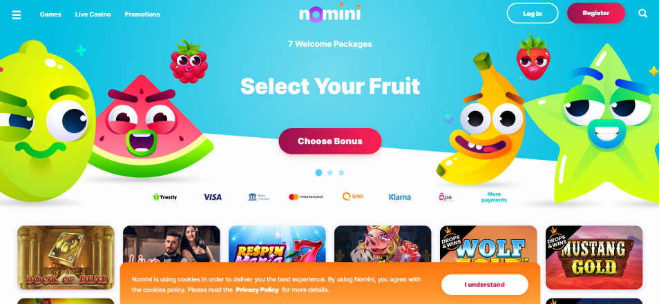 Online Casino Nomini