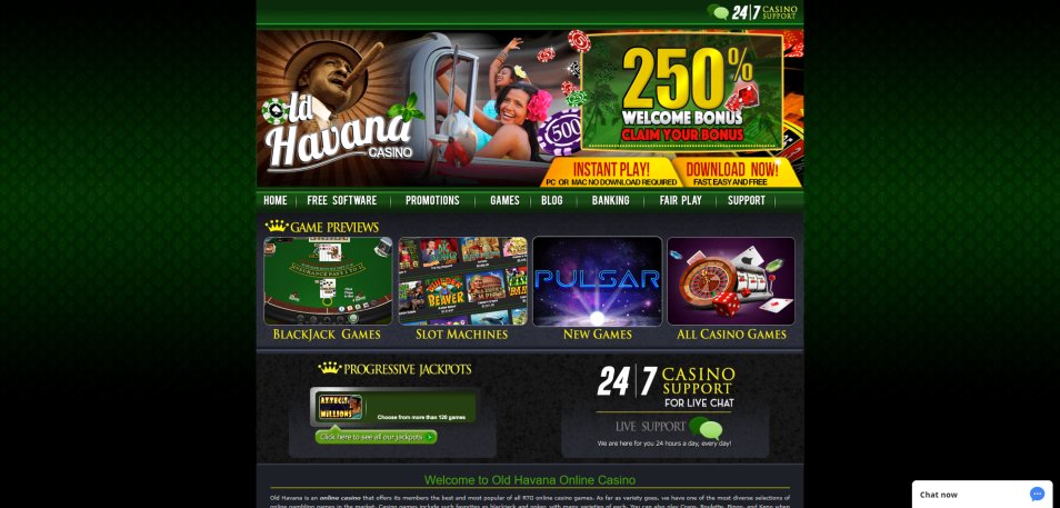 كازينو اون لاين Old Havana Casino