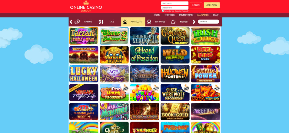 보너스 얻기 Online Casino London