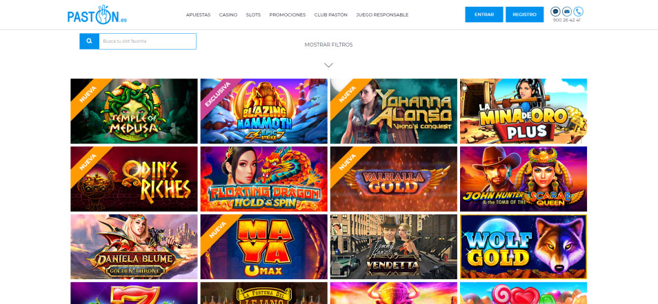 Πάρτε Μπόνους Paston Casino Online