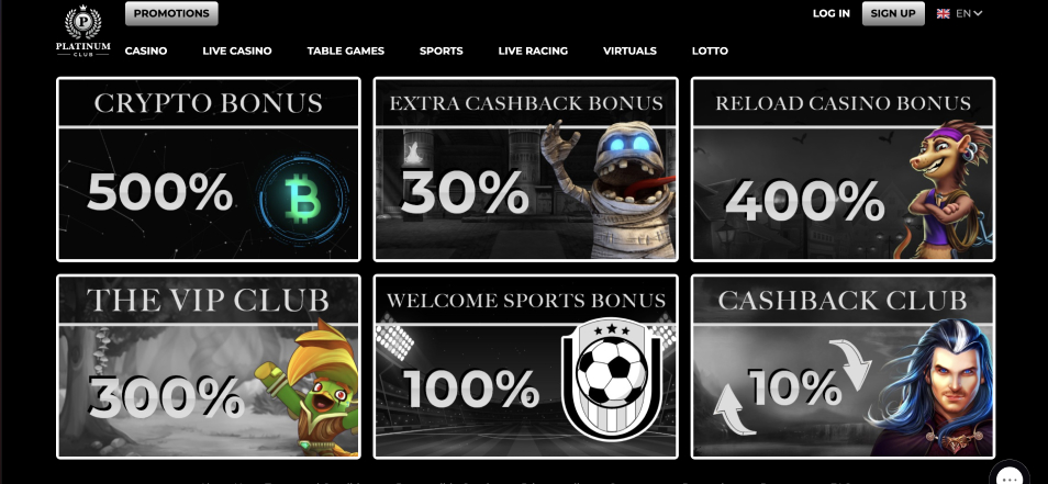 Inscrivez vous sur le casino Platinumclub VIP