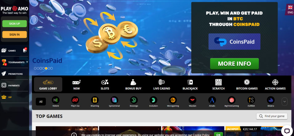 Casino en ligne Play Amo