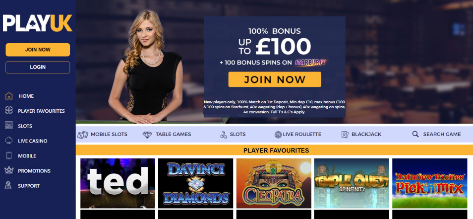 Online Καζίνο PlayUK Casino