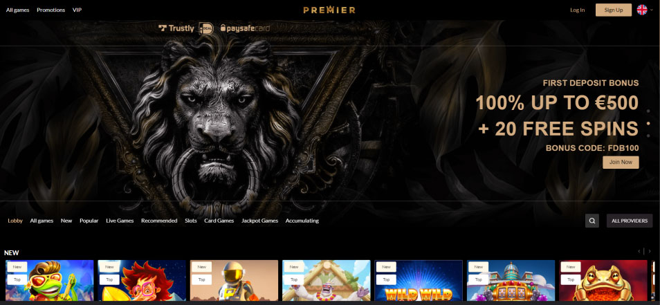 Online Καζίνο Premier Casino Online