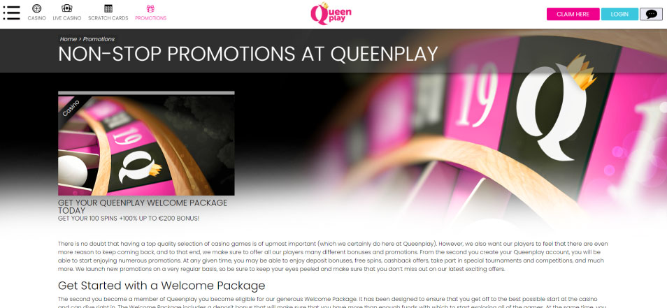 Inscrivez vous sur le casino Queens Play