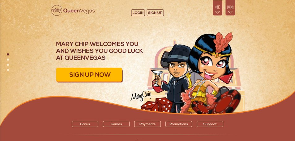 Онлайн Казино QueenVegas Casino